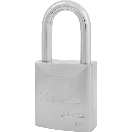 Master Lock 7040 ProSeries® Solid Steel Rekeyable Padlock 1-3/4in (44mm) Wide-Keyed-Master Lock-Keyed Different-1-9/16in (40mm)-7040LF