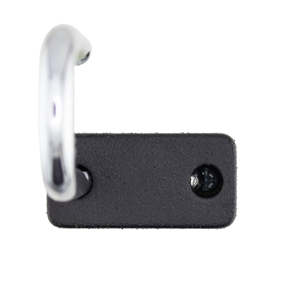 A1107PCBGRP-NORJ - Dual Powder Coated Black Grip & Neon Orange Aluminum Safety Padlock