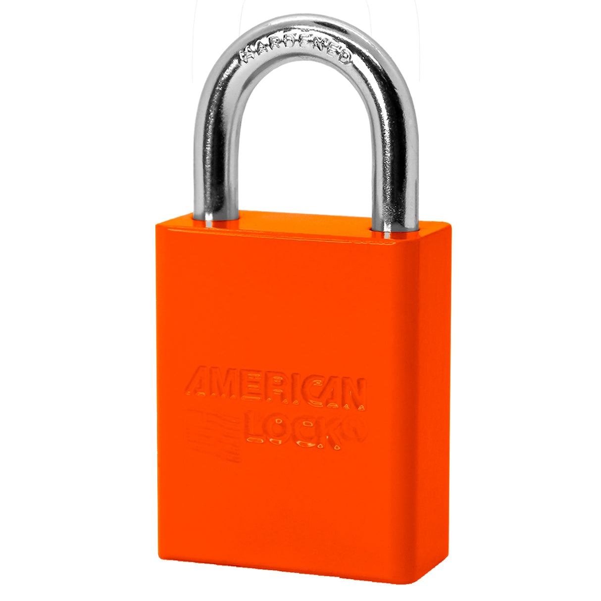American Lock A1105 Powder Coated Aluminum Safety Padlock, 1-1/2" Wide with 1" Tall Shackle