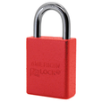 American Lock A1105 Powder Coated Aluminum Safety Padlock, 1-1/2" Wide with 1" Tall Shackle