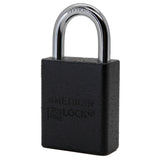 American Lock A1105 Powder Coated Aluminum Safety Padlock, 1-1/2" Wide with 1" Tall Shackle