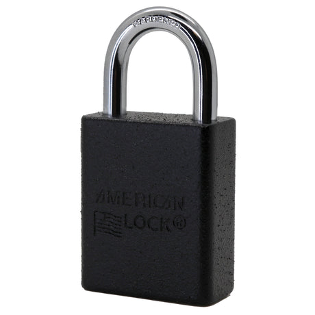American Lock A1105 Powder Coated Aluminum Safety Padlock, 1-1/2" Wide with 1" Tall Shackle