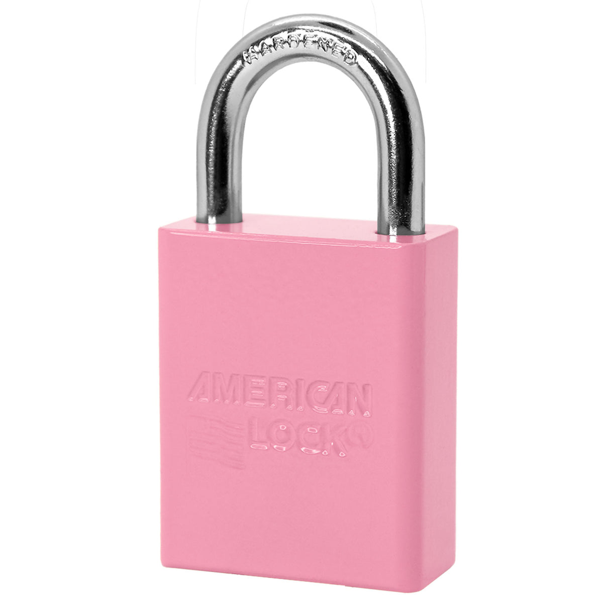 American Lock A1105 Powder Coated Aluminum Safety Padlock, 1-1/2" Wide with 1" Tall Shackle
