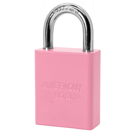 American Lock A1105 Powder Coated Aluminum Safety Padlock, 1-1/2" Wide with 1" Tall Shackle
