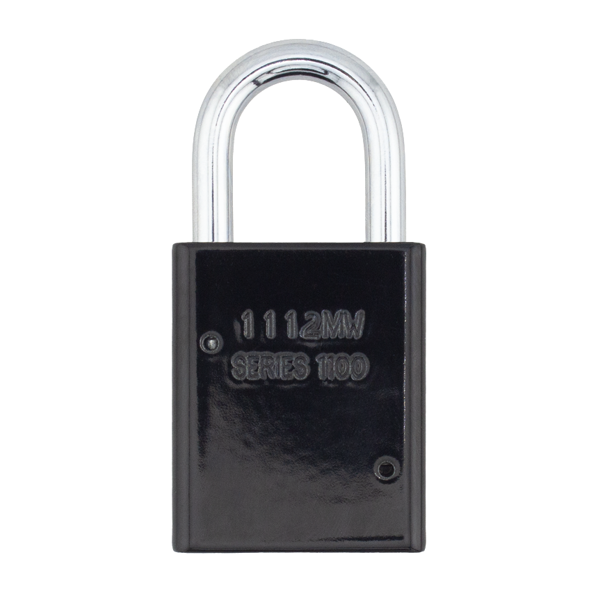 American Lock A1105PCBLK - Powder Coated Black Aluminum Safety Padlock
