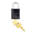 American Lock A1105PCBLK - Powder Coated Black Aluminum Safety Padlock