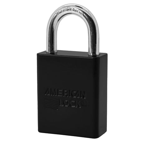 American Lock A1105 Powder Coated Aluminum Safety Padlock, 1-1/2" Wide with 1" Tall Shackle