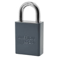 American Lock A1105 Powder Coated Aluminum Safety Padlock, 1-1/2" Wide with 1" Tall Shackle