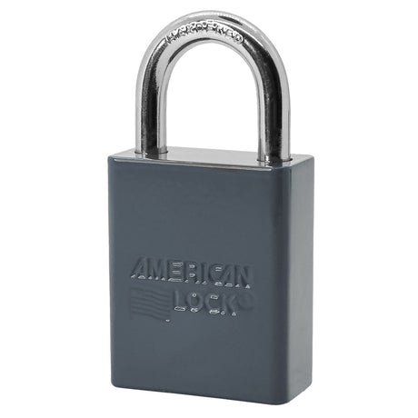 American Lock A1105 Powder Coated Aluminum Safety Padlock, 1-1/2" Wide with 1" Tall Shackle