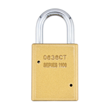 American Lock A1105 Powder Coated Aluminum Safety Padlock, 1-1/2" Wide with 1" Tall Shackle