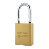 American Lock A1105 Powder Coated Aluminum Safety Padlock, 1-1/2" Wide with 1" Tall Shackle