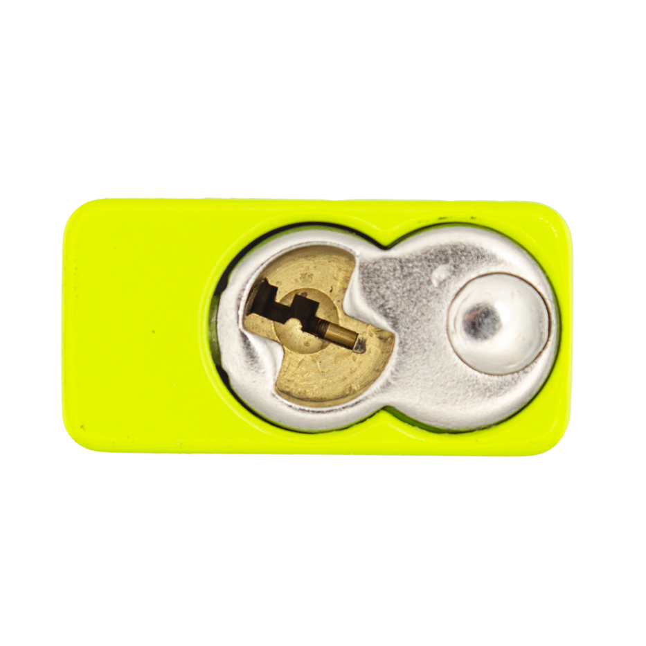 American Lock S1105PCKLM - Powder Coated Keylime Aluminum Key Retaining Safety Padlock