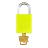 American Lock A1105 Powder Coated Aluminum Safety Padlock, 1-1/2" Wide with 1" Tall Shackle