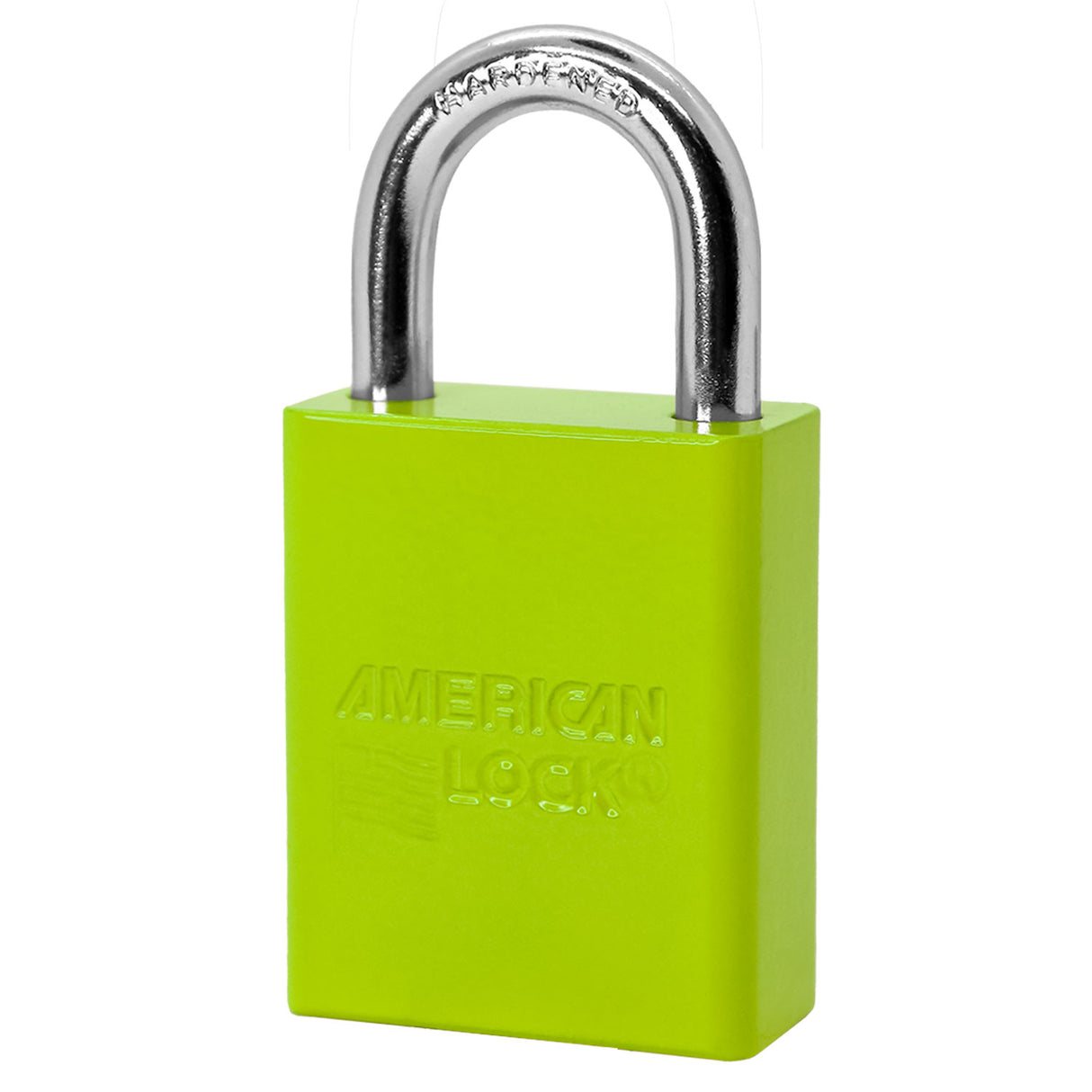 American Lock A1105 Powder Coated Aluminum Safety Padlock, 1-1/2" Wide with 1" Tall Shackle