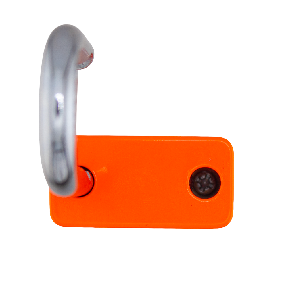American Lock A1107PCNORJ - Powder Coated Neon Orange Aluminum Safety LOTO Padlock, 1-1/2" Wide with 3" Tall Shackle