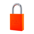 American Lock A1105PCNORJ - Powder Coated Neon Orange Aluminum Safety Padlock