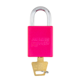 American Lock A1105 Powder Coated Aluminum Safety Padlock, 1-1/2" Wide with 1" Tall Shackle