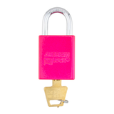 American Lock A1105PCNPNK - Powder Coated Neon Pink Aluminum Safety Padlock