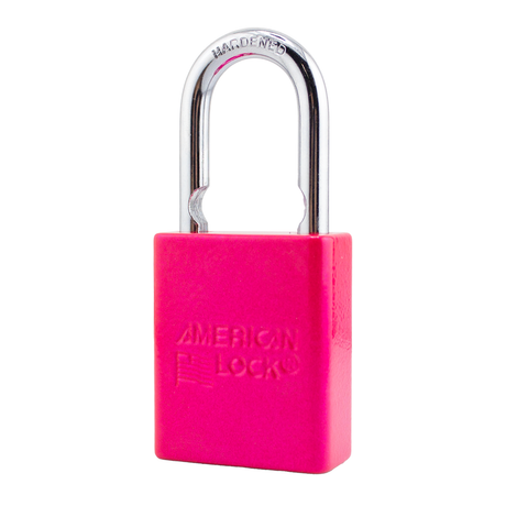 American Lock A1105PCNPNK - Powder Coated Neon Pink Aluminum Safety Padlock