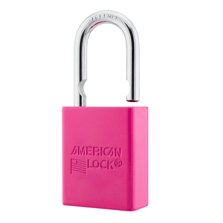 American Lock A1105PCPNK - Powder Coated Pink Aluminum Safety Padlock