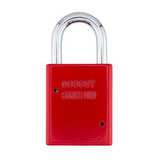 American Lock A1105 Powder Coated Aluminum Safety Padlock, 1-1/2" Wide with 1" Tall Shackle