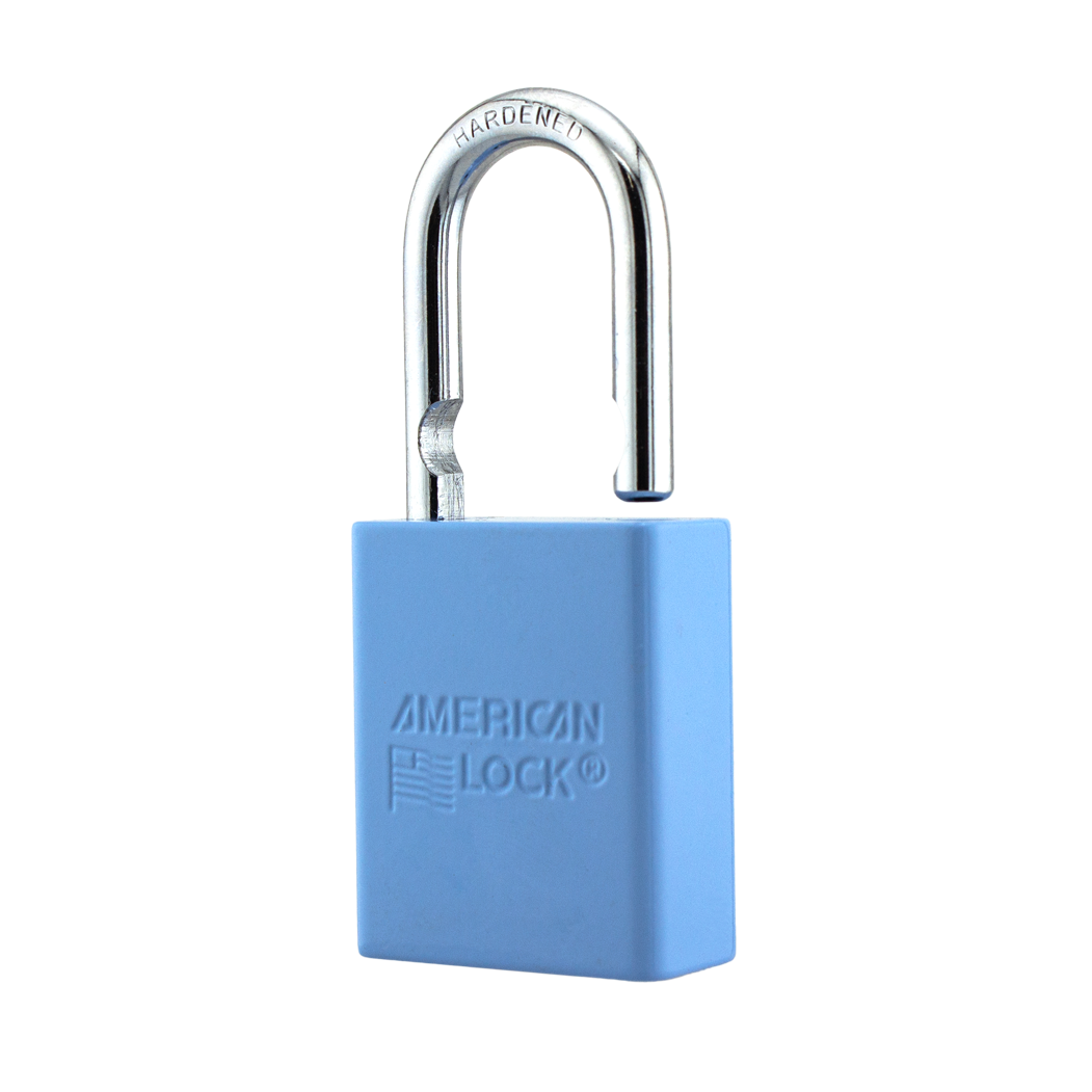 American Lock A1105PCSKY - Powder Coated Sky Aluminum Safety Padlock