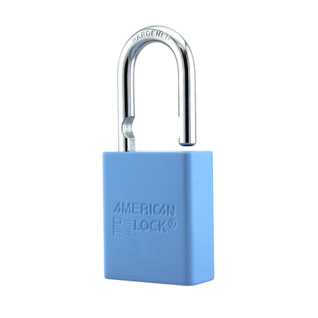 American Lock A1105PCSKY - Powder Coated Sky Aluminum Safety Padlock