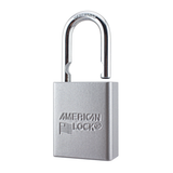 American Lock A1105 Powder Coated Aluminum Safety Padlock, 1-1/2" Wide with 1" Tall Shackle