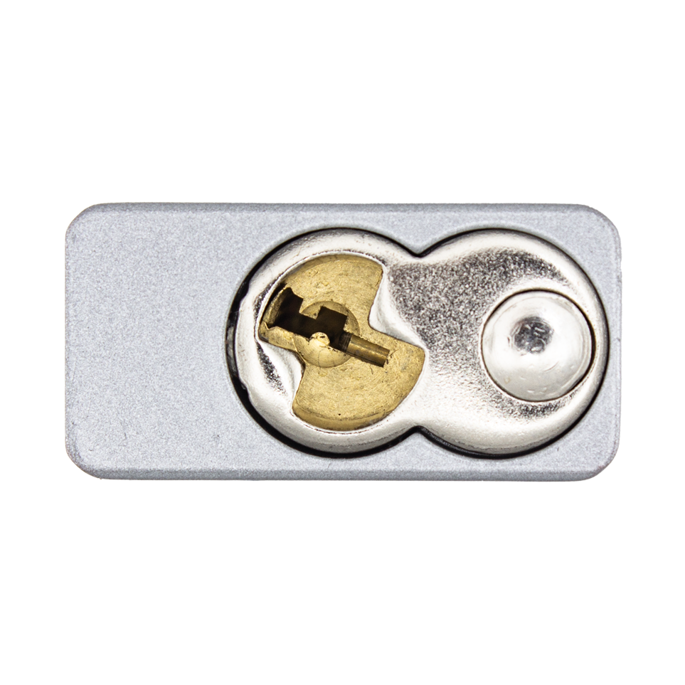 American Lock A1105 Powder Coated Aluminum Safety Padlock, 1-1/2" Wide with 1" Tall Shackle