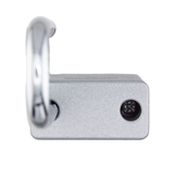American Lock A1107PCSLV - Powder Coated Silver Aluminum Safety LOTO Padlock, 1-1/2" Wide with 3" Tall Shackle