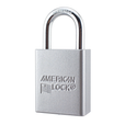 American Lock A1105PCSLV - Powder Coated Silver Aluminum Safety Padlock