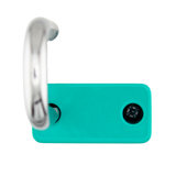 American Lock A1107PCTUQ - Powder Coated Turquoise Aluminum Safety LOTO Padlock, 1-1/2" Wide with 3" Tall Shackle