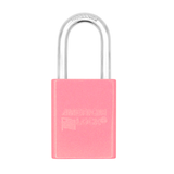 American Lock A1106PCBGM - Powder Coated Bubblegum Aluminum Safety LOTO Padlock, 1-1/2" Wide with 1-1/2" Tall Shackle