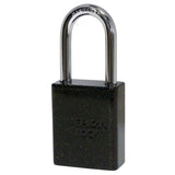 American Lock A1106PC - Powder Coated Aluminum Safety LOTO Padlock, 1-1/2" Wide with 1-1/2" Tall Shackle