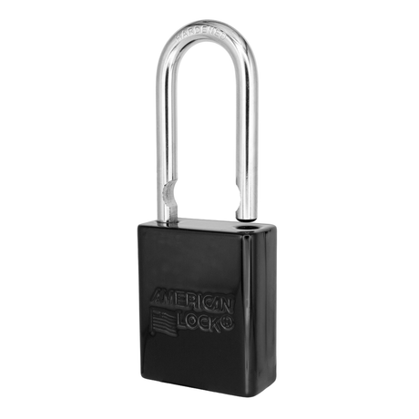 American Lock A1106PCBLK - Powder Coated Black Aluminum Safety Padlock