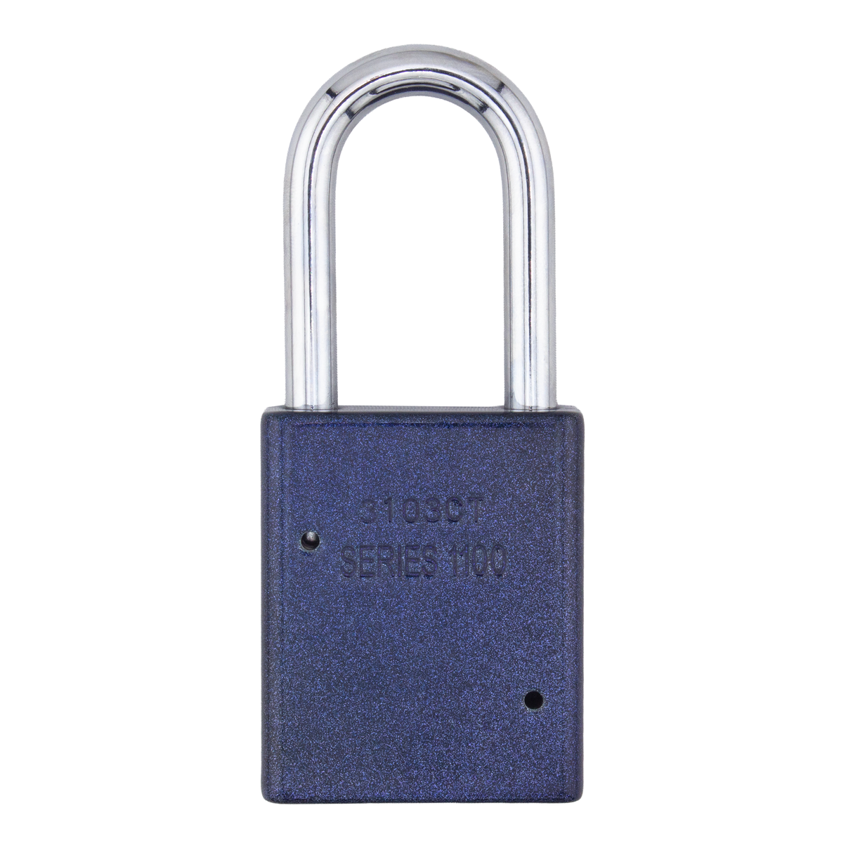 American Lock A1106PCNVY - Powder Coated Blue Cosmos Aluminum Safety LOTO Padlock, 1-1/2" Wide with 1-1/2" Tall Shackle
