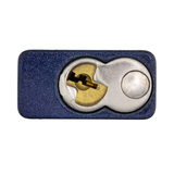 American Lock A1106PCNVY - Powder Coated Blue Cosmos Aluminum Safety LOTO Padlock, 1-1/2" Wide with 1-1/2" Tall Shackle