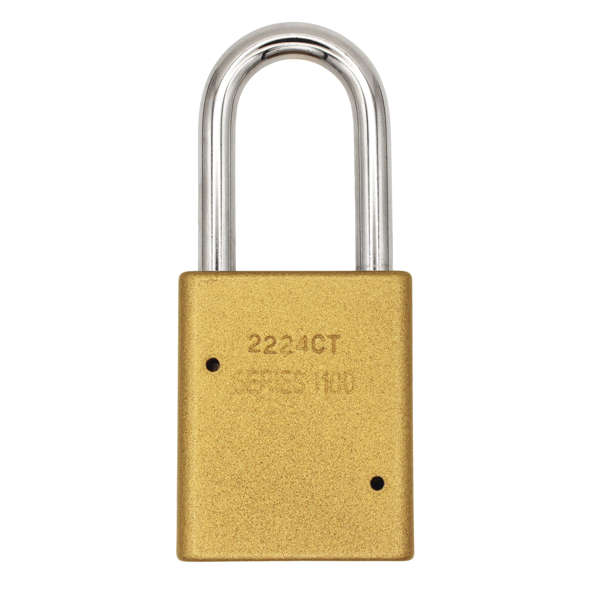 American Lock A1106PCGLD  - Powder Coated Gold Aluminum Safety LOTO Padlock, 1-1/2" Wide with 1-1/2" Tall Shackle