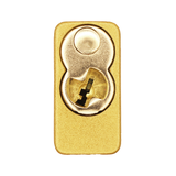 American Lock A1106PCGLD  - Powder Coated Gold Aluminum Safety LOTO Padlock, 1-1/2" Wide with 1-1/2" Tall Shackle