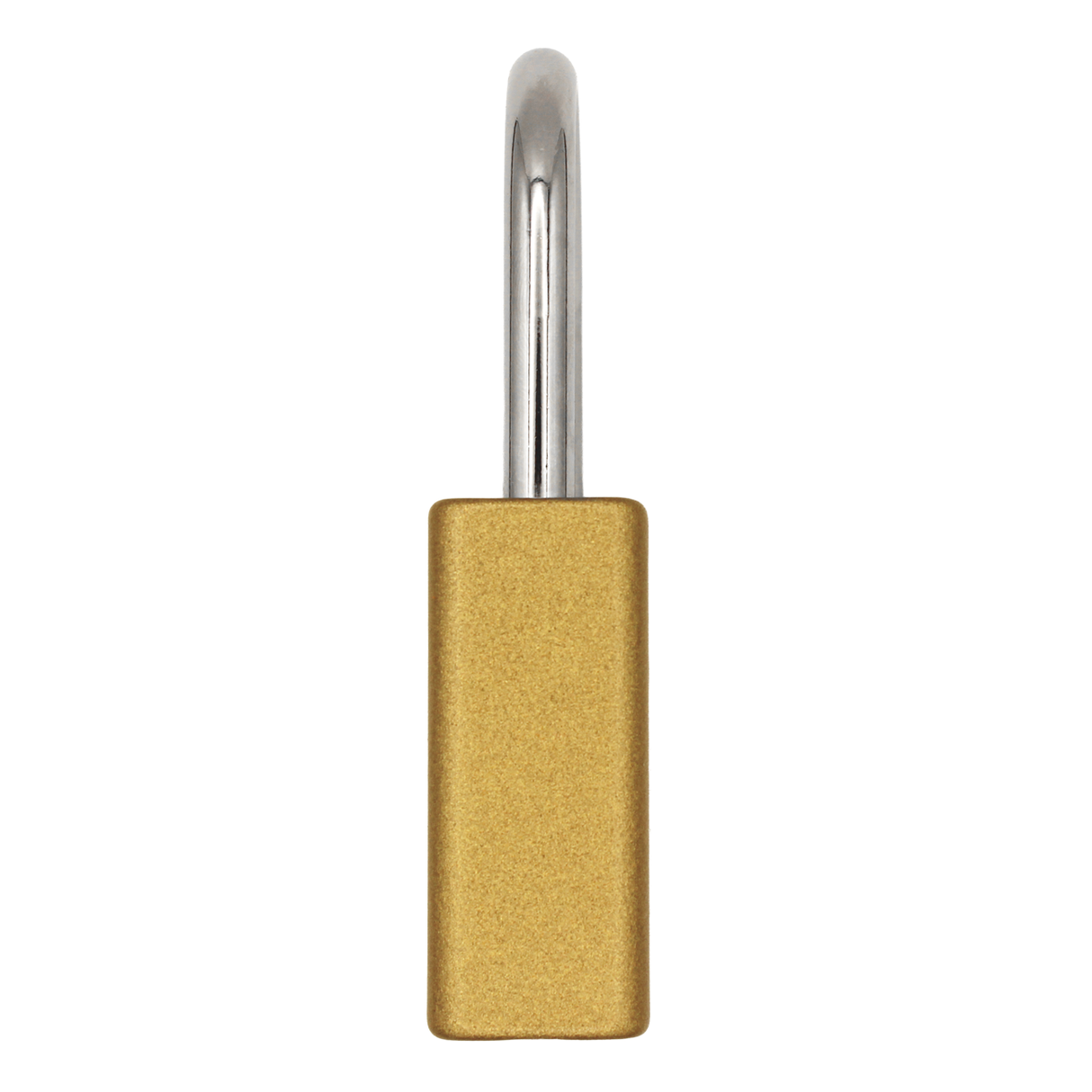 American Lock A1106PCGLD  - Powder Coated Gold Aluminum Safety LOTO Padlock, 1-1/2" Wide with 1-1/2" Tall Shackle