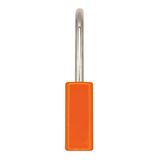 American Lock A1106PCORJ - Powder Coated Orange Aluminum Safety LOTO Padlock, 1-1/2" Wide with 1-1/2" Tall Shackle