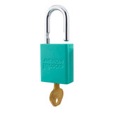 American Lock A1106PCTUQ - Powder Coated Turquoise Aluminum Key Retaining Safety Padlock