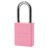 American Lock A1106PC - Powder Coated Aluminum Safety LOTO Padlock, 1-1/2" Wide with 1-1/2" Tall Shackle