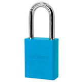 American Lock A1106PC - Powder Coated Aluminum Safety LOTO Padlock, 1-1/2" Wide with 1-1/2" Tall Shackle