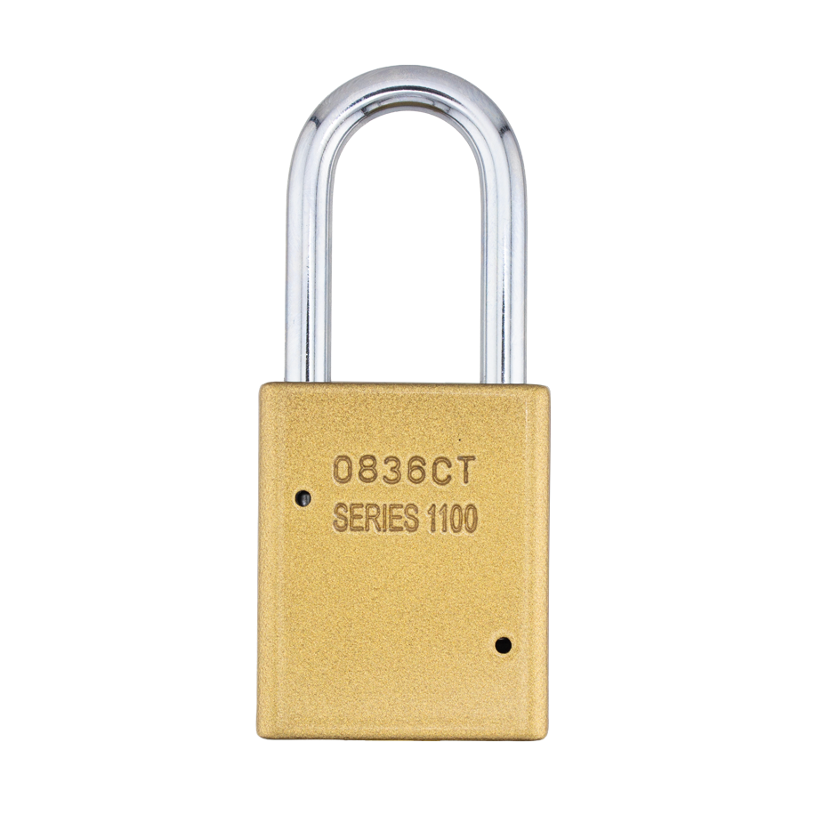 American Lock A1106PCGLD - Powder Coated Gold Aluminum Safety Padlock