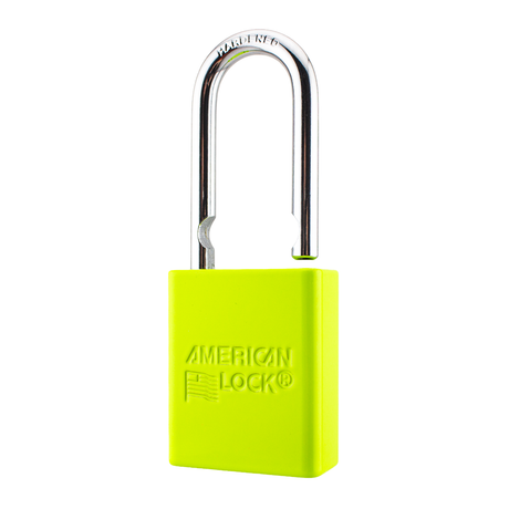 American Lock A1106PCKLM - Powder Coated Keylime Aluminum Safety Padlock