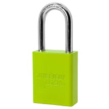 American Lock A1106PC - Powder Coated Aluminum Safety LOTO Padlock, 1-1/2" Wide with 1-1/2" Tall Shackle