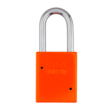 American Lock A1106PCNORJ - Powder Coated Neon Orange Aluminum Safety Padlock