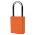 American Lock A1106PC - Powder Coated Aluminum Safety LOTO Padlock, 1-1/2" Wide with 1-1/2" Tall Shackle
