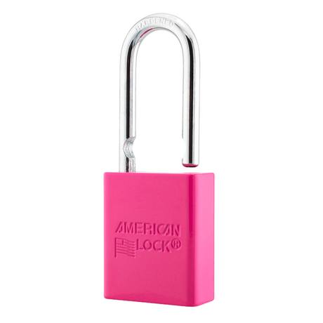 American Lock A1106PCPNK - Powder Coated Pink Aluminum Safety Padlock